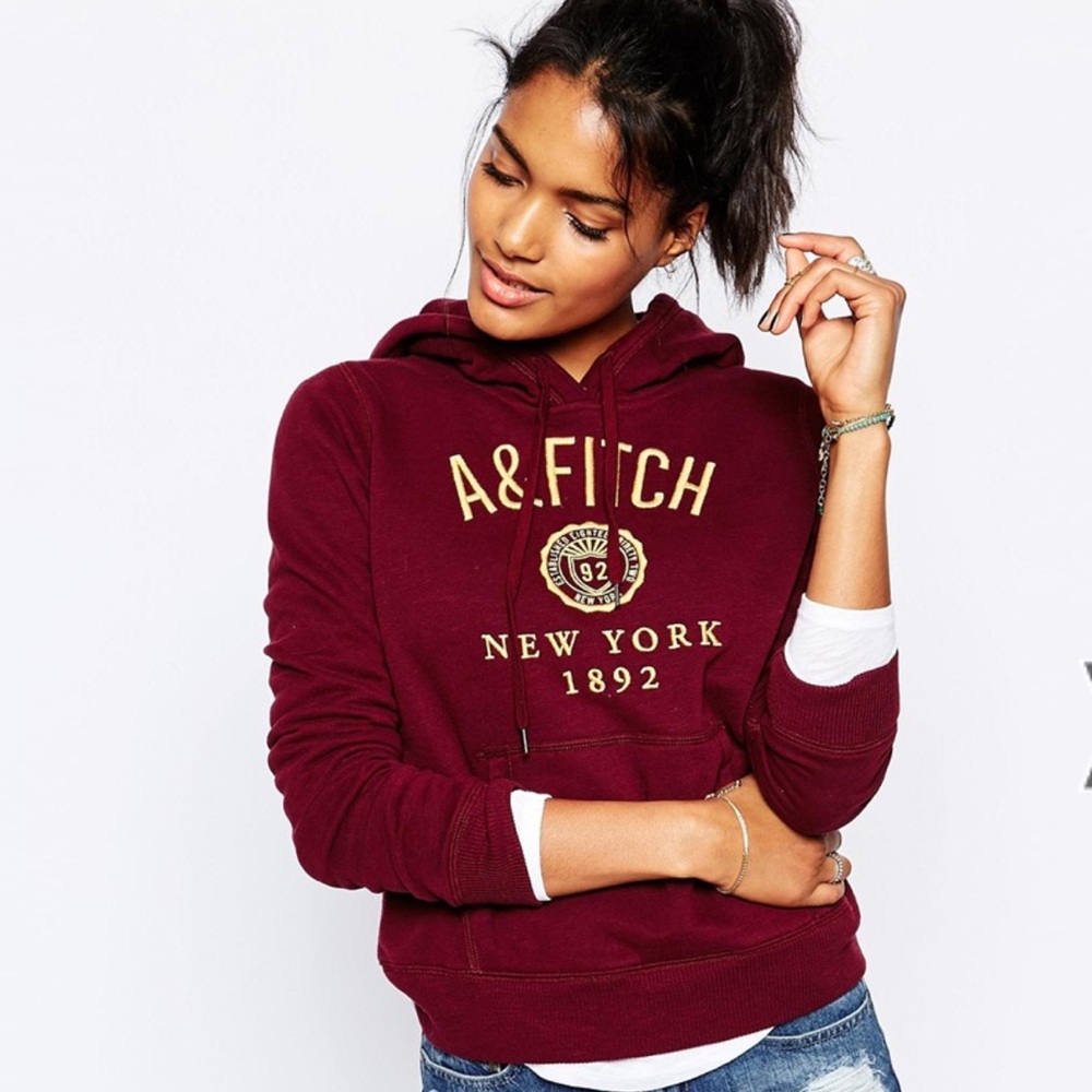 Aberc and Fitch hoodie size large.